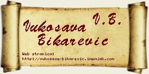 Vukosava Bikarević vizit kartica